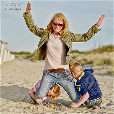 Shooting am Strand