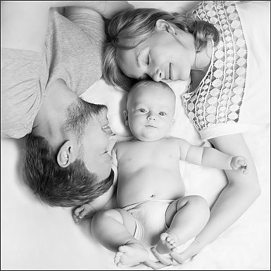Babybilder ganz entspannt
