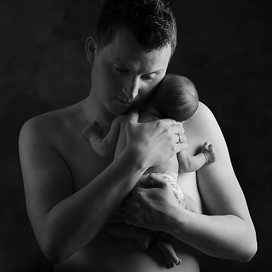 Vater mit Baby
