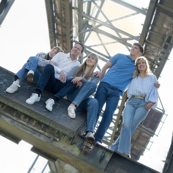 Familienbild im Landschaftspark